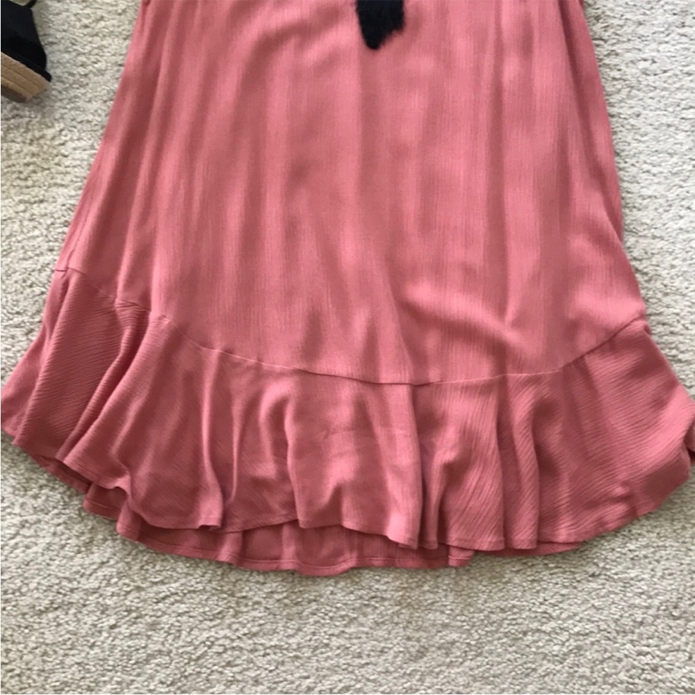 Coral Color Scoopback Dress - Picture 3 of 8